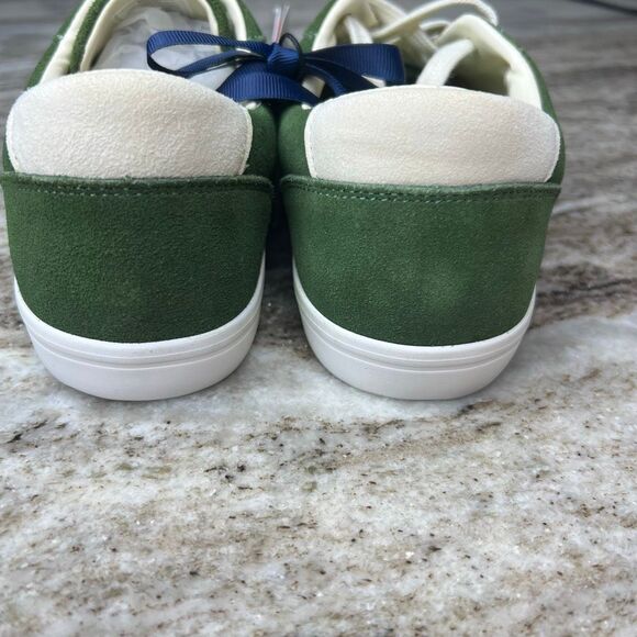 Janie and Jack x Disney, Ivy Green Disney Mickey Mouse Suede Sneaker, Youth 4 - Picture 9 of 13